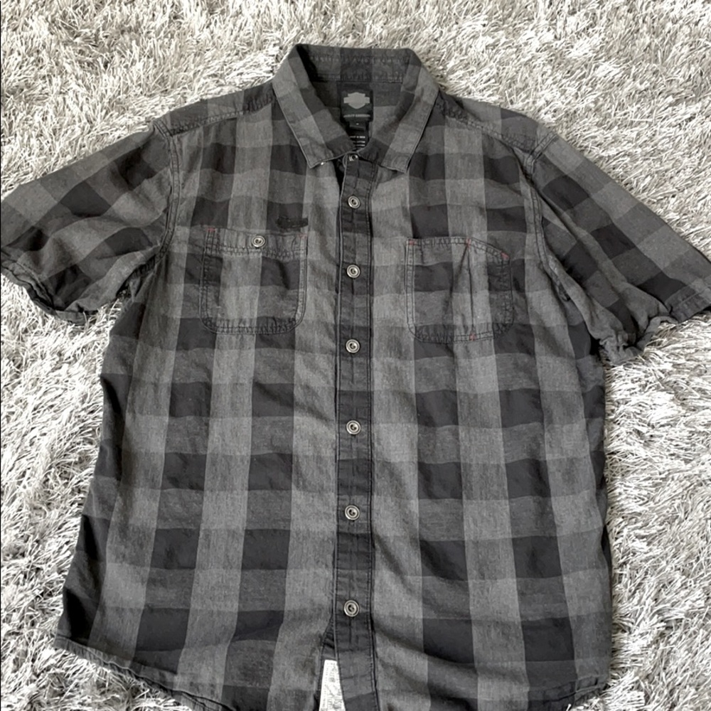Men’s Harley Black Label SS Button-up (M)